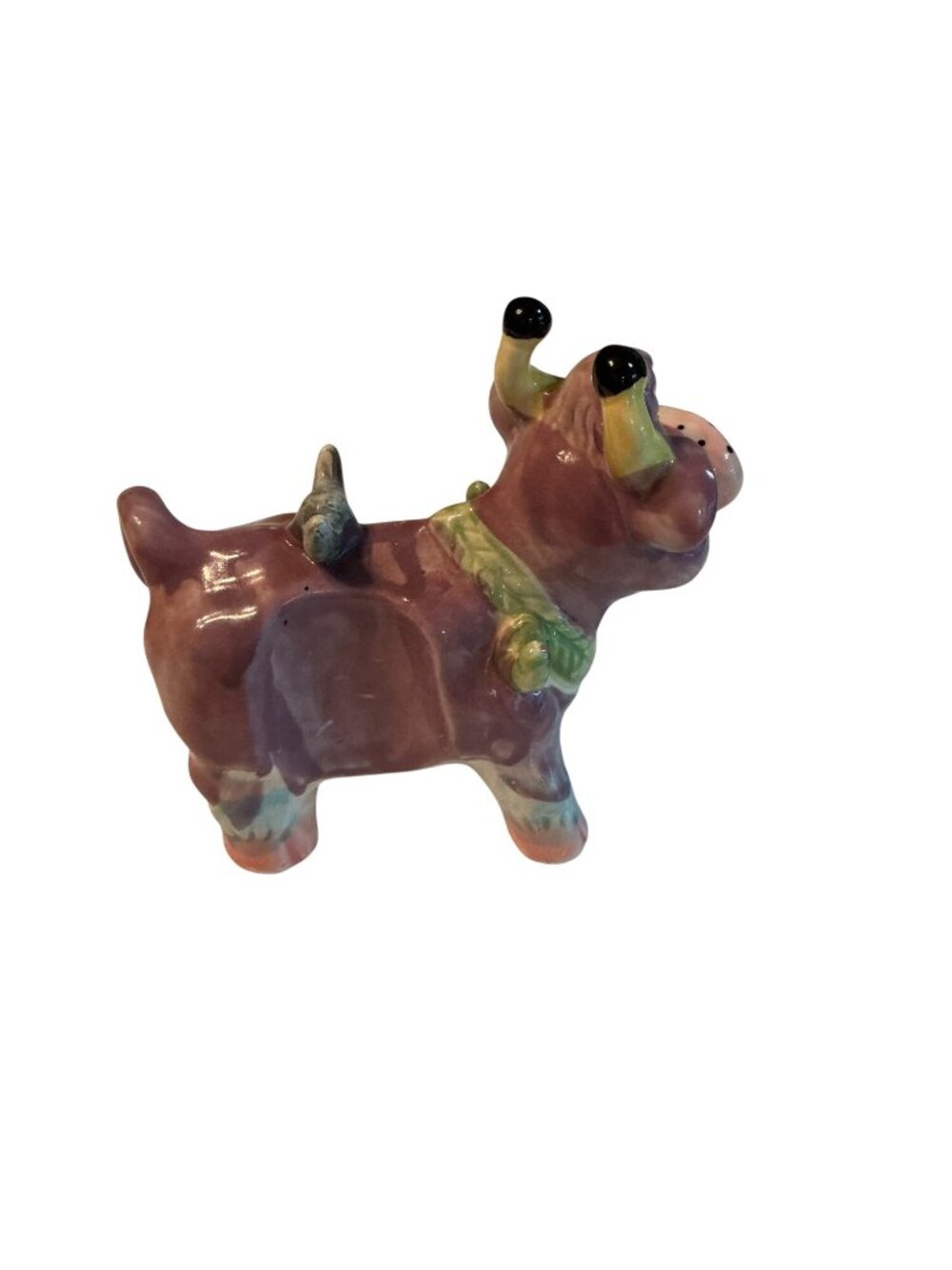 Vintage Thames Whimsical Ceramic Cow Figurine Colorful Mid-Century Decor - Picture 6 of 8